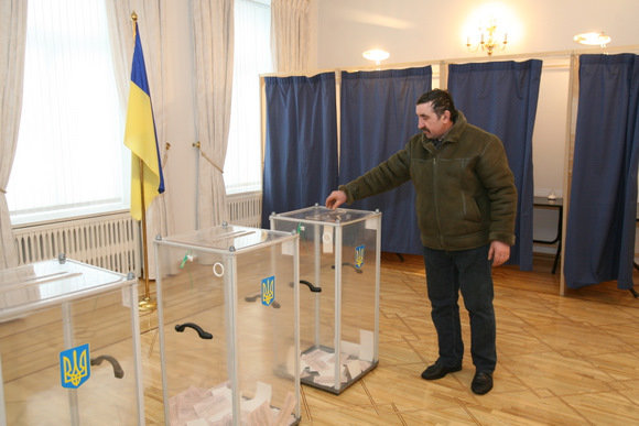 Ukrainos prezidento rinkimai Vilniuje