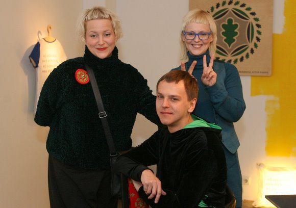 Dizaineriai J.Rimkutė, I.Šiaviakovaitė ir E.Kavarskas