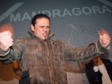 Skaudus „Mandragoros“ lyderio skrydis nuo scenos