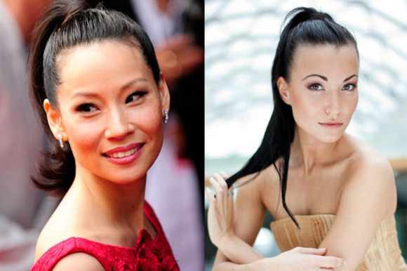 Lucy Liu ir Karina Krysko