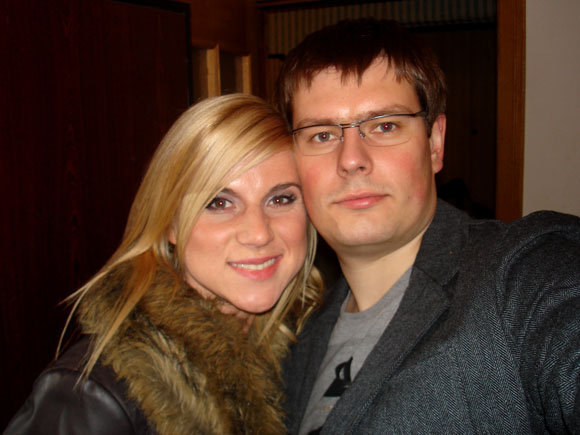 Ingrida Žiliūtė su sužadėtiniu