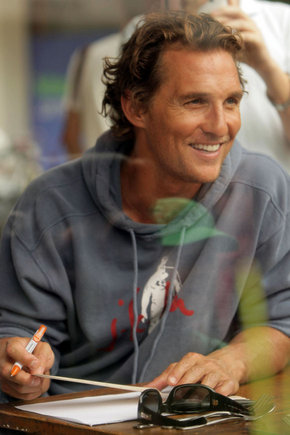 Žymė Matthew McConaughey