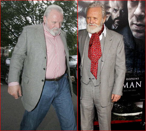 Anthony Hopkinsas 2008 ir 2010 metais 
