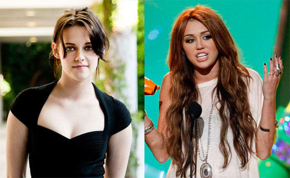 Kristen Stewart ir Miley Cyrus 