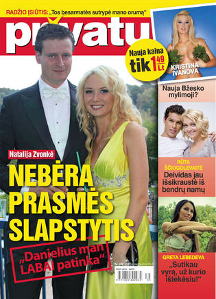 Natalija Zvonkė ir Danielius Bunkus.