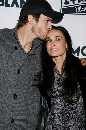 AOP nuotr./Demi Moore ir Ashtonas Kutcheris
