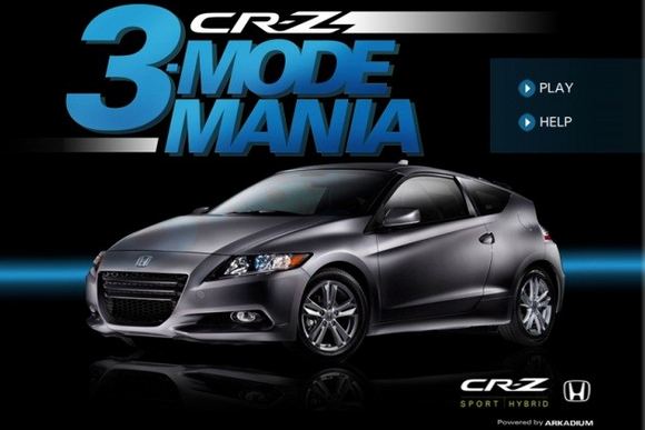„Honda 3 Mode Mania“ žaidimas
