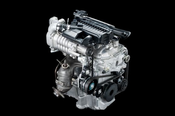 „Nissan" 1,2 l trijų cilindrų Millerio ciklo variklis