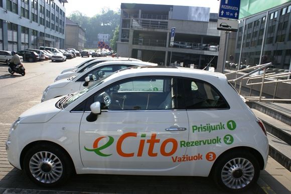 „eCito“ dalinimosi automobiliu paslauga jau teikiama ir Kaune