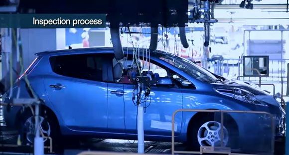 „Nissan Leaf“ gamyba