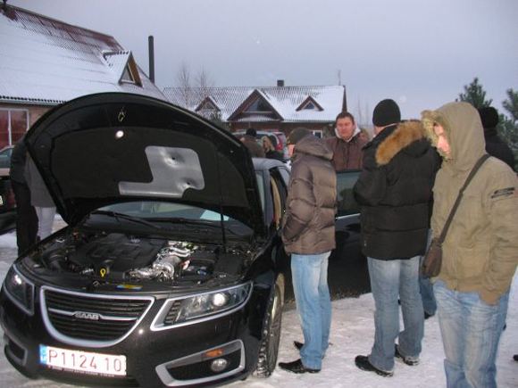 Organizatorių nuotr./AutoVikingai įvertino naująjį SAAB 9-5