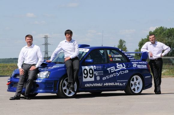 „Telšių Statybos“ komandos „Subaru Impreza WRX“