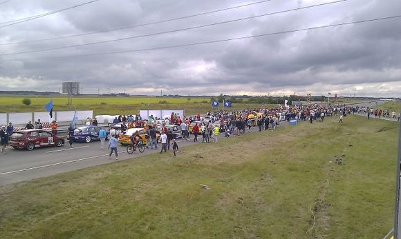 Tomo Digaičio/GAZAS.LT nuotr./&bdquo;Omnitel 1000 km lenktynių&ldquo; paradas