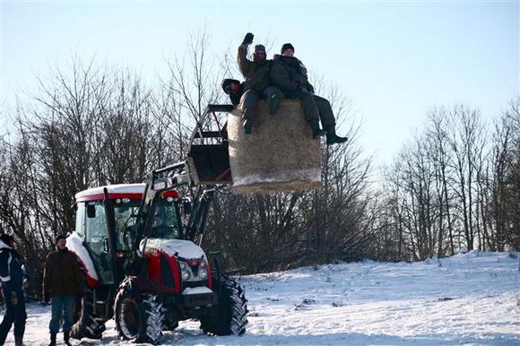 Pauliaus Vičiūno nuotr./„Halls Winter rally“ lenktynių žiūrovai