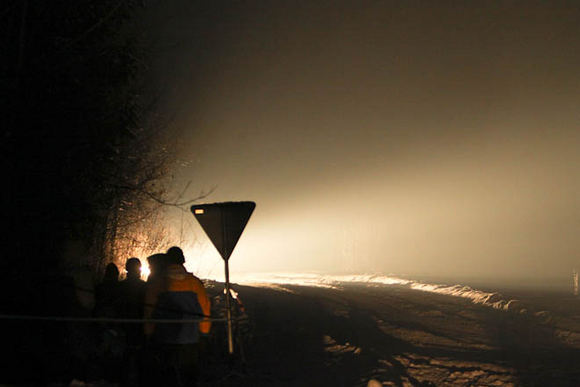 Andriaus Lauciaus/GAZAS.LT nuotr./Ralis „Žemaitija 2012“. Greičio ruožai sutemus