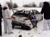 „Facebook“ nuotr./Vytauto Švedo avarija ralio sprinto lenktynėse