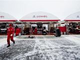 „Rally Sweden 2012“. Serviso zona prieš varžybų startą
