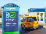 Organizatorių nuotr./Suslėgtų gamtinių dujų degalinė Šiauliuose