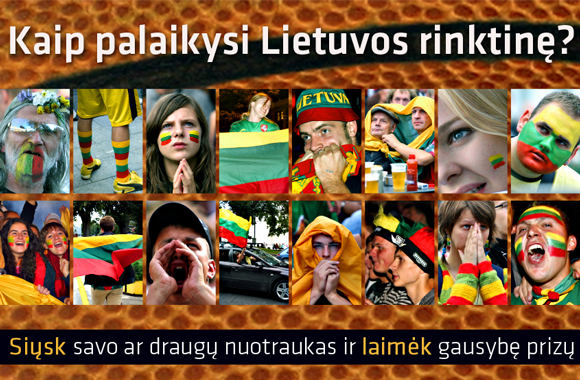 Kaip palaikysi Lietuvos rinktinę