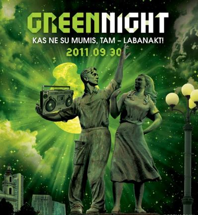 „Green Night“ nakties klubai