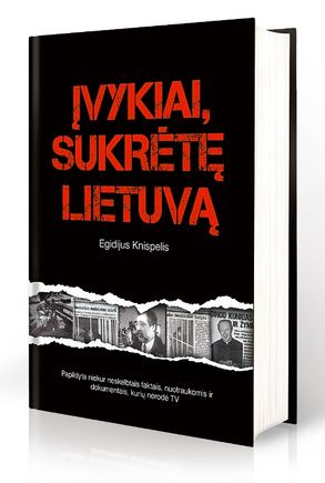Knygos „Įvykiai, sukrėtę Lietuvą“ viršelis