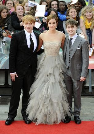 Rupertas Grintas, Emma Watson ir Danielis Radcliffe'as
