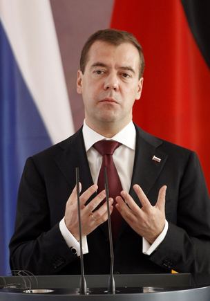 Rusijos prezidentas Dmitrijus Medvedevas