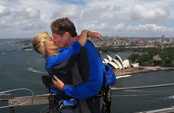 Davidas Hasselhoffas ir Hayley Roberts