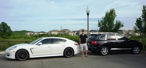 pokerstarsblog.com nuotr./Spenceris Cossette nemokamai gauna antrą “Porsche”