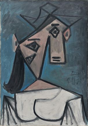 Pablo Picasso paveikslas „Moters galva“