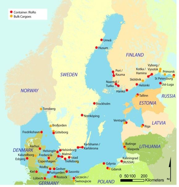 Valstybes prie baltijos juros uostai