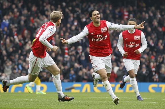 Įvarčiu džiaugiasi Mikelis Arteta