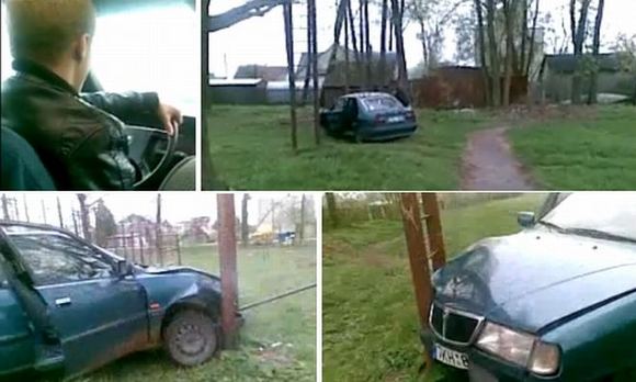 Avarija vaikų žaidimų aikštelėje