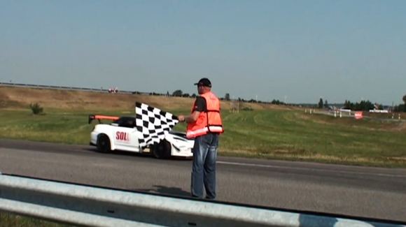 Finišuojantis Andrius Firantas su „Honda S2000“