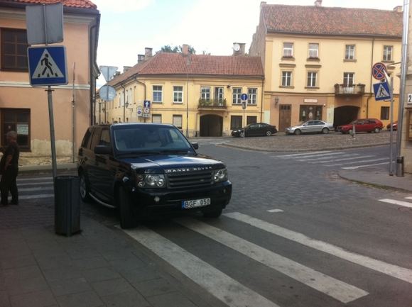 15min.lt skaitytojo nuotr./„Range Rover“ Užupyje
