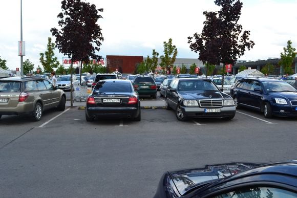 Pažeidėjas prie Vilniaus „Akropolio“
