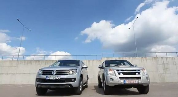 „Volkswagen Amarok“ ir „Isuzu D-MAX“