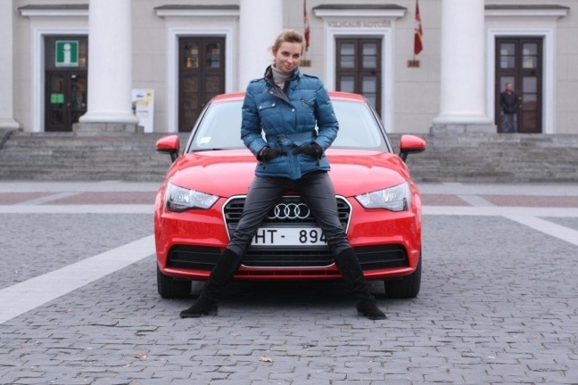Daiva Anužytė-Kasiulaitienė bando „Audi A1“