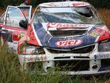 Dainiaus Matijo&scaron;aičio su &bdquo;Mitsubishi Lancer Evolution&ldquo; avarija Estijos ralyje