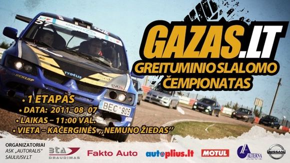 GAZAS.LT greituminio slalomo turnyras