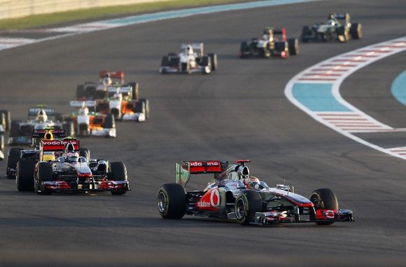 F-1 Abu Dabio GP lenktynės