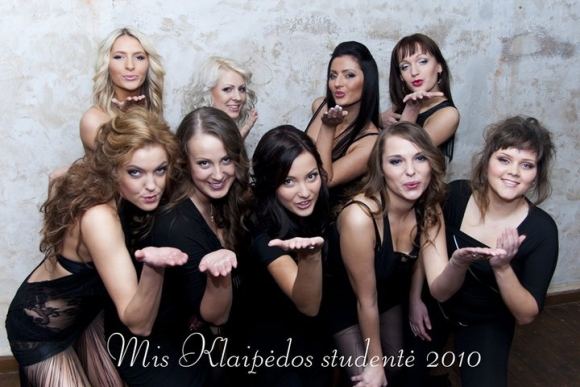 Mis Klaipėdos studentė 2010 dalyvės