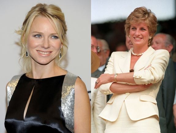 Naomi Watts ir princesė Diana