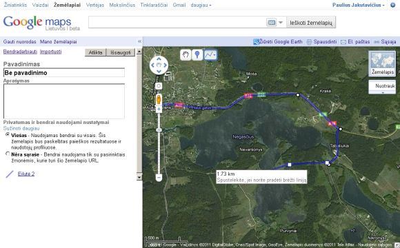 individualiai sudarytas maršrutas gali suteikti daug džiaugsmo.