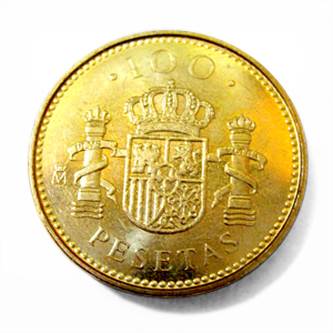 100 pesetų