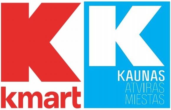 Kauno prekės ženklas ir JAV prekybos tinklo  „Kmart“ prekės ženklas. Panašu?