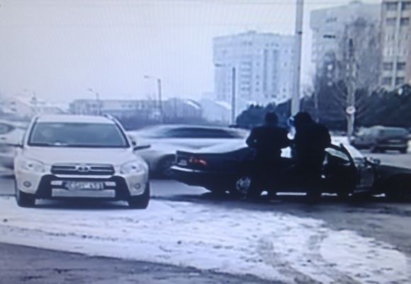 Avarija P.Lukšio ir S.Žukausko gatvių sankryžoje Kaune