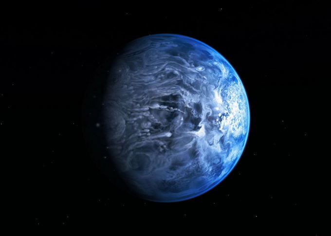 Mėlynosios dujinės planetos atmosferos temperatūra siekia 1 tūkst. laipsnių pagal Celsijų