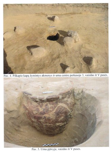 Archeologų nuotr,/Pilkapis, kuriame aptikta urna