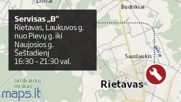 Organizatorių nuotr./Serviso zona B
